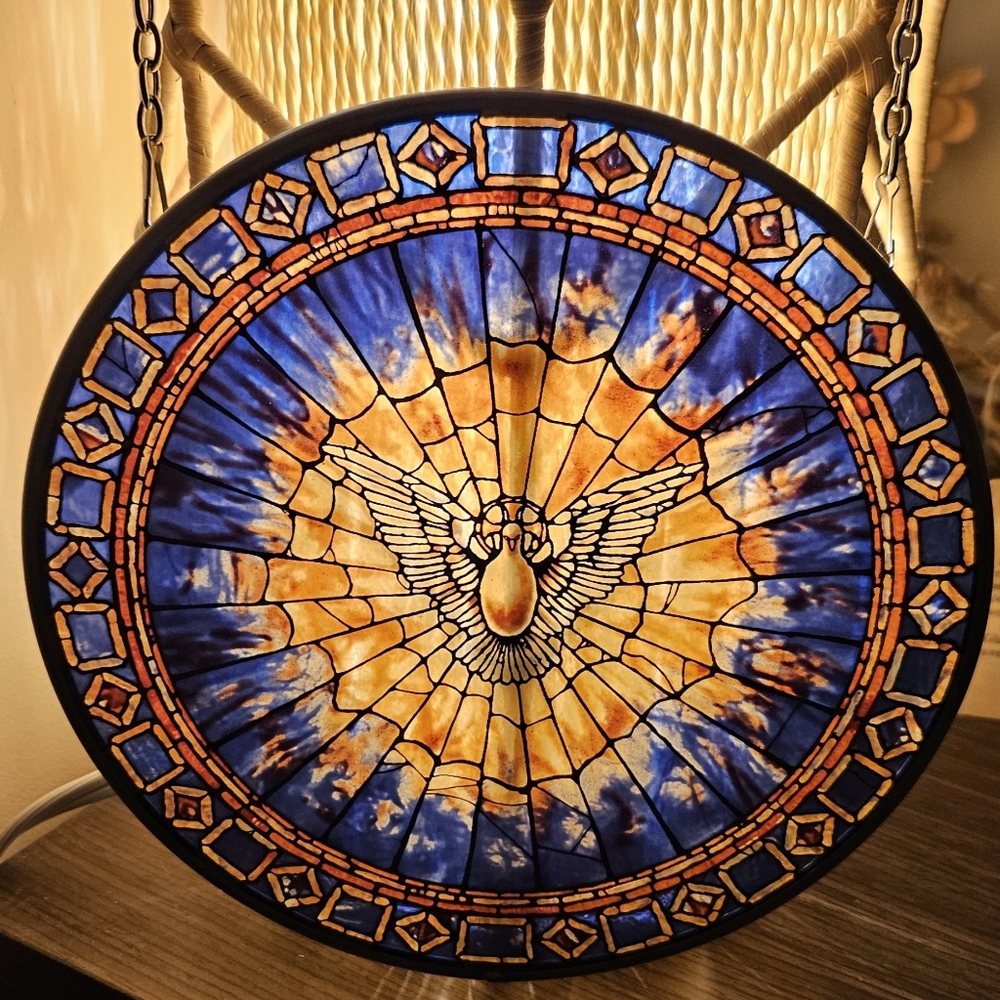 Holy Spirit Stained Glass Roundel Glassmasters
